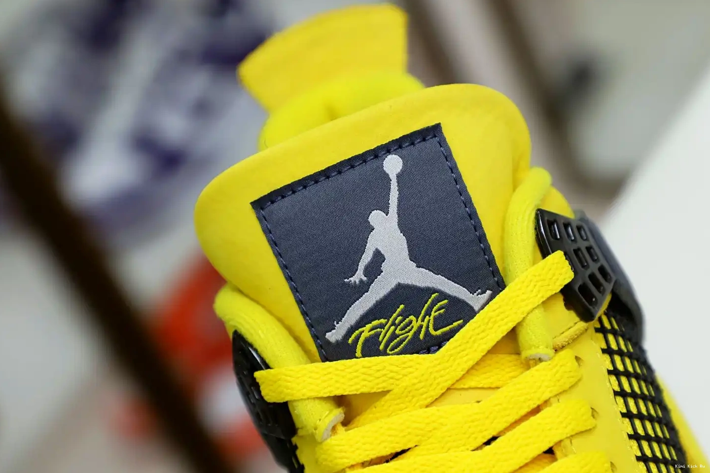 AIR JORDAN 4 Kimikick JORDAN AIR 2021 'LIGHTNING' RETRO 0818